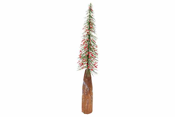 Cosy & Trendy | Kerstboom Flocked Berry Metaal Groen 100cm 
