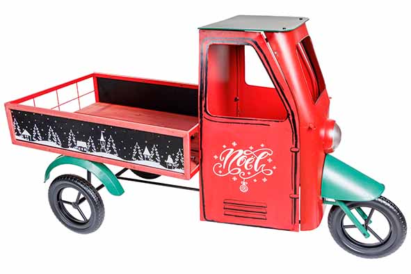 Cosy & Trendy | Beeld Auto Metaal Rood/Groen 155x74x94cm