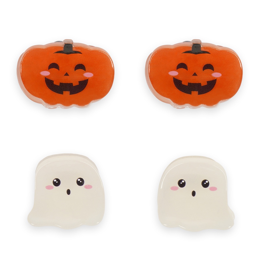 Legami | Haarspeld Ghost/Pumpkin Clip Me Up! Mini Hair Clips 4-pack
