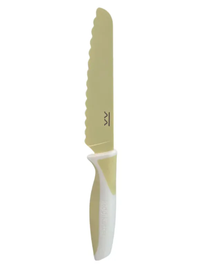 Kiddikutter | Mes Knife For Kids Lemon Cream +36M