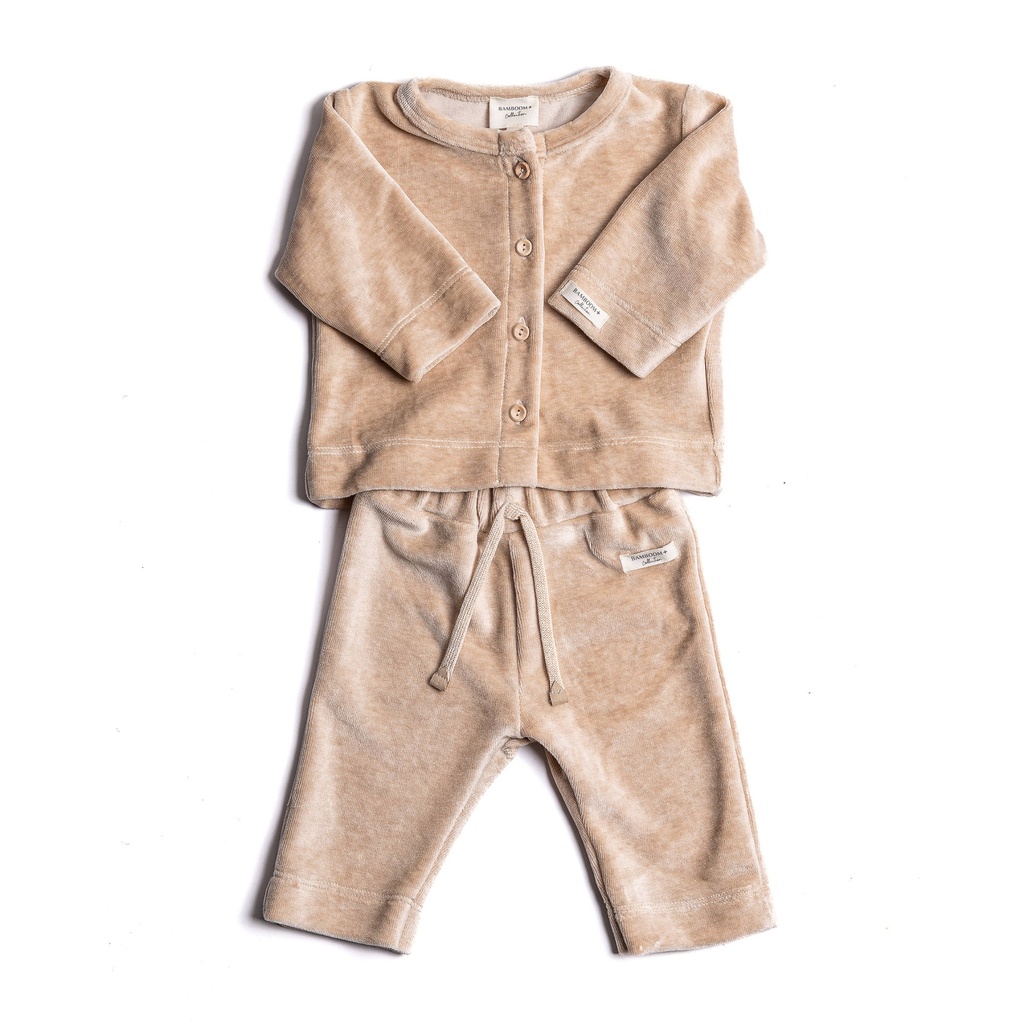 Bamboom | Outfit Uni Velvet Sand 2-delig 