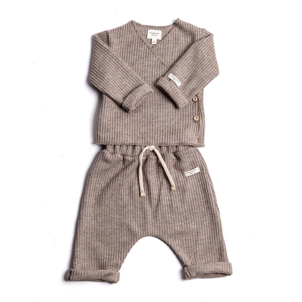 Bamboom | Outfit Uni Overslag Soft Brown
