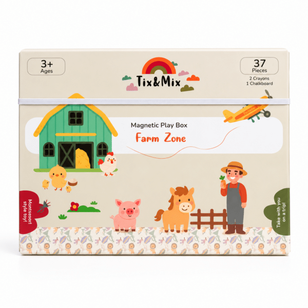 Tix-Mix | Speelset Magnetic Play Box Farm