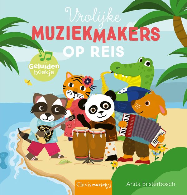 Clavis | Boek "Vrolijke muziekmakers op reis" - Anita Bijsterbosch