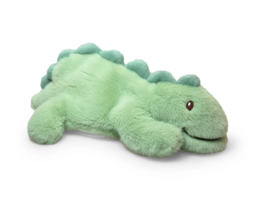 Atelier Pierre | Slaapknuffel Jeroom Dino Sage Green 11x26x15cm  