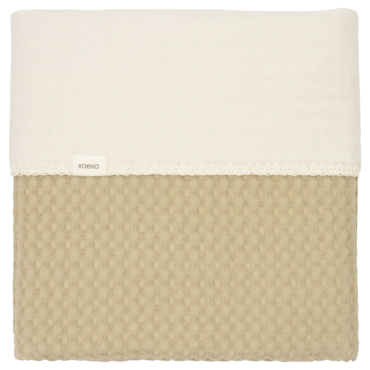 Koeka | Deken Wieg Amsterdam Wafel/Fleece Oslo 75x100cm
