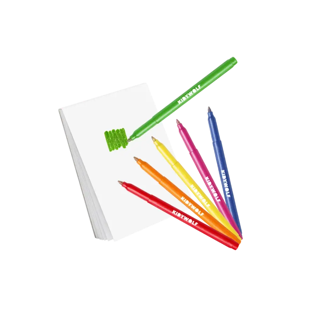 Kidywolf | Tekenset Kidydraw Kit Glitter Pen 