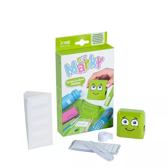 Marky DIY | Stempel met Inkt Groen 3 Lijnen