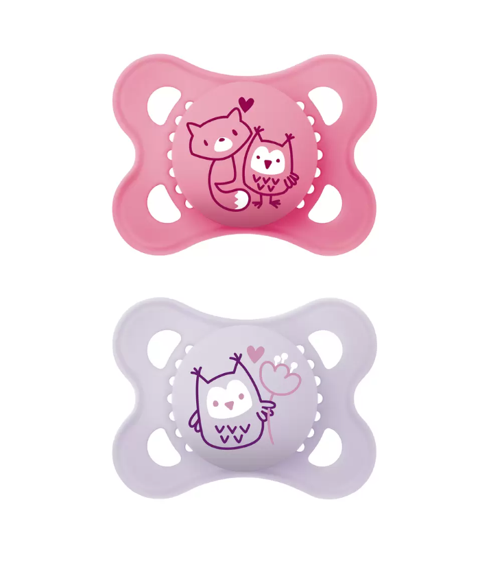 MAM | Fopspeen Original Silicon Roze 0-6M