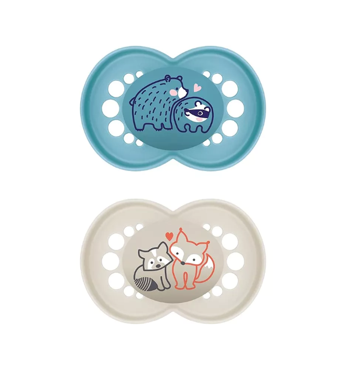 MAM | Fopspeen Original Silicon Blauw 6-16M