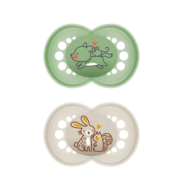 MAM | Fopspeen Original Pure Planet Love Collection Groen 6-16M