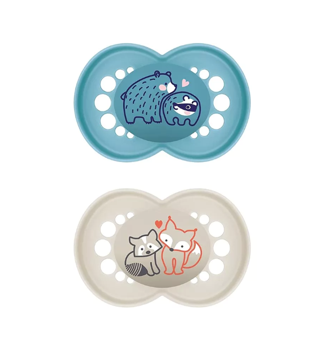 MAM | Fopspeen Original Silicon Blauw +16M