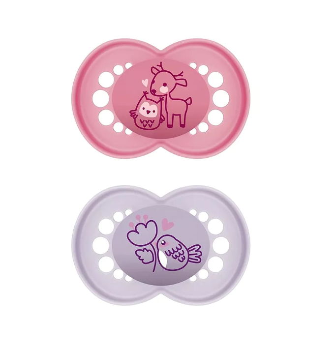MAM | Fopspeen Original Silicon Roze +16M