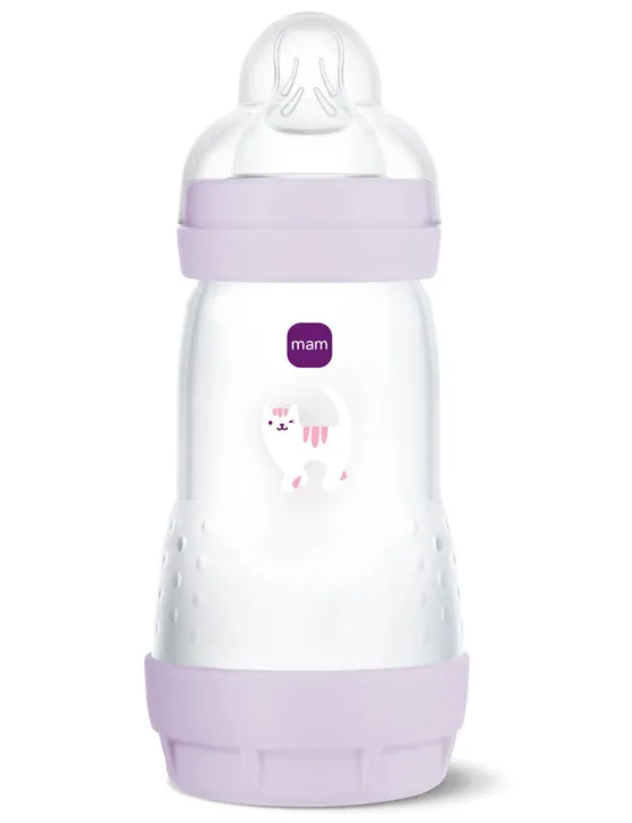 MAM | Breedhalsfles Easy Start Anti-Colic PP Lila 260ml