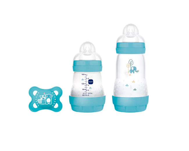 Mam | Starterset Flesvoeding S Boy Starter 1x Fles160ml/ 260ml in PP +Fopspeen 