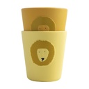 Trixie | Drinkbeker Mr. Lion Siliconen Geel 200ml 2-Pack 