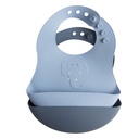 Trixie | Slabbetje Mrs. Elephant Siliconen Blauw 2-pack