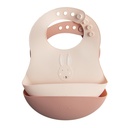 Trixie | Slabbetje Mrs. Rabbit Siliconen Roze 2-pack