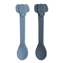 Trixie | Lepel Mrs. Elephant Siliconen Blauw 2-Pack 