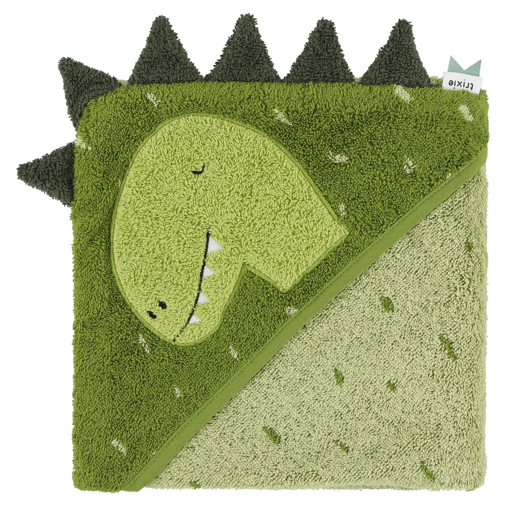 Trixie | Badcape Mr. Dino Groen 75x75cm