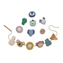 Trixie | Educatief Speelgoed Rijgkralen Dieren Hout 20x12,5x5cm 