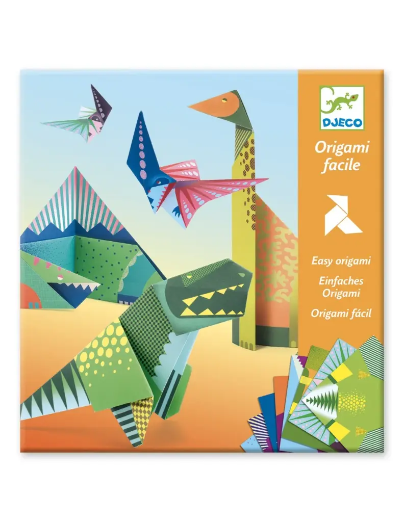 Djeco origami vouwblaadjes dinosaurussen