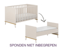 Yuny | Bed Hazel Omvb tot Juniorbed incl Bodem Cashmere Beige 70x140
