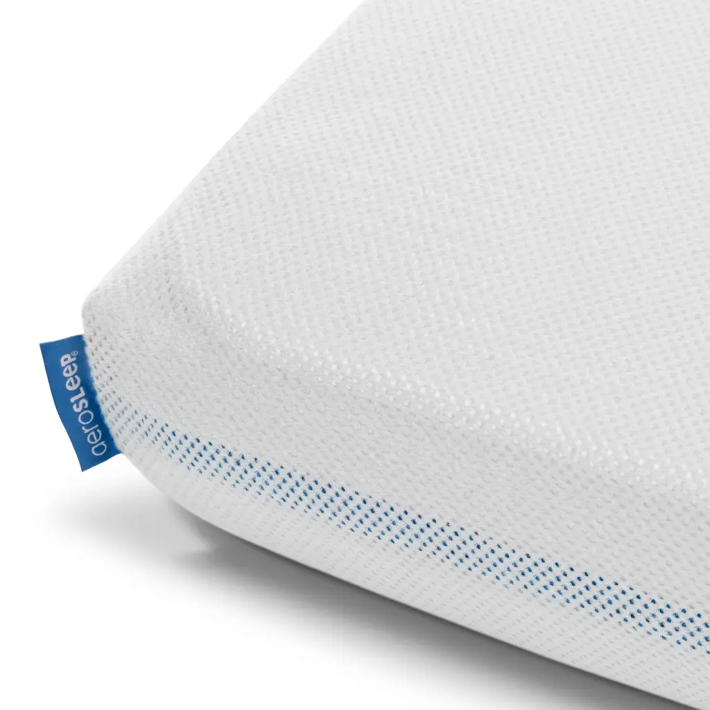 Aerosleep | Hoeslaken Sleep Safe Fitted Sheet Polyester White 70x140cm