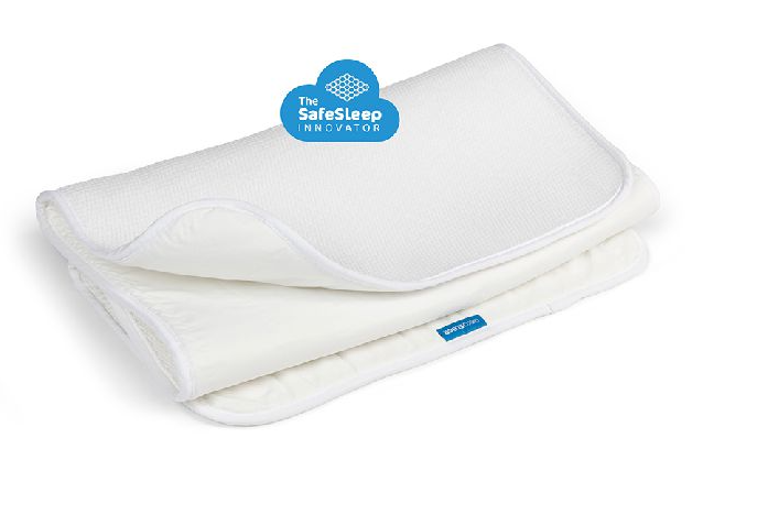 Aerosleep | Matrasbeschermer Sleep Safe Mattress Protector Waterdicht vr Wieg 3D-Honingraatstructuur 40x80cm