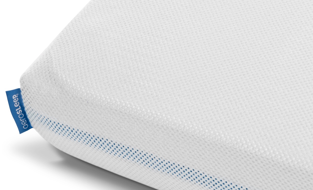 Aerosleep | Hoeslaken Sleep Safe White vr Park Fitted Sheet Polyester Wit 75x95cm