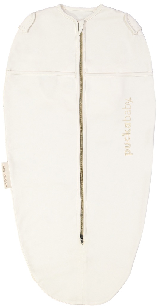 Puckababy | Inbakeren Mini Little Human Pure Ecru 3-6m 62-74 cm 