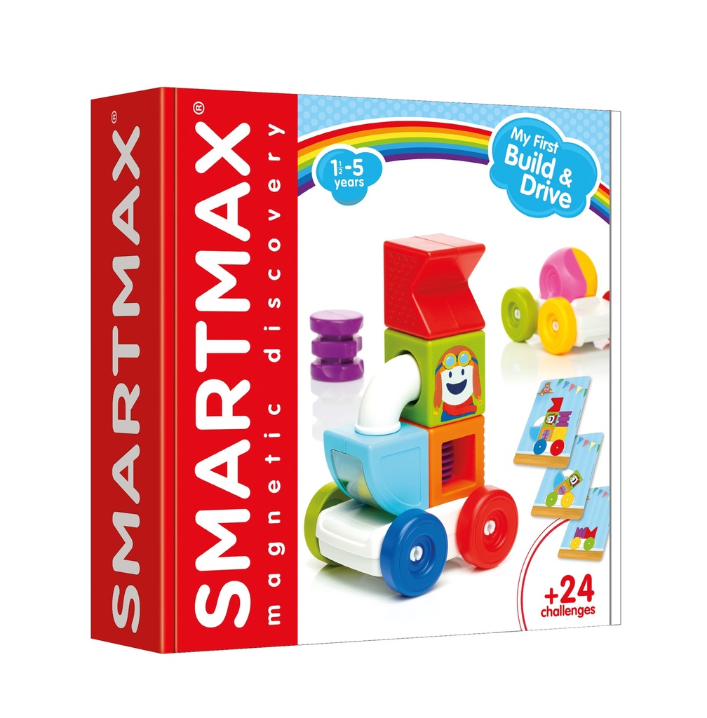 SmartMax | Magnetisch Speelgoed My First Build & Drive +18m