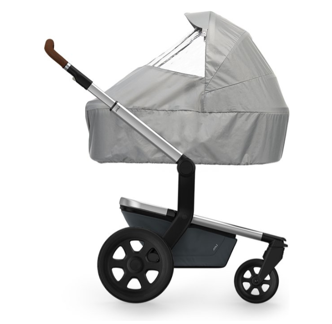 REGENSCHERM/WINDSCHERM, vr ww Day2/Day3/Day+, Raincover, zilver/transparant, vr wandelwagen/draagmand, 2021