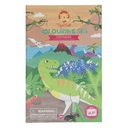 Tiger Tribe kleur- en stickerset dinosaurus