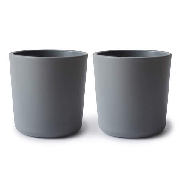 Mushie | Drinkbeker Cup Smoke PP Grijs 2-pack