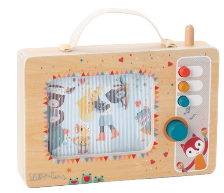 SPEELGOED PARK, Mijn eerste geanimeerde muziekdoos, hout/kunststof, +muziek, vanaf 10 maanden, 2023