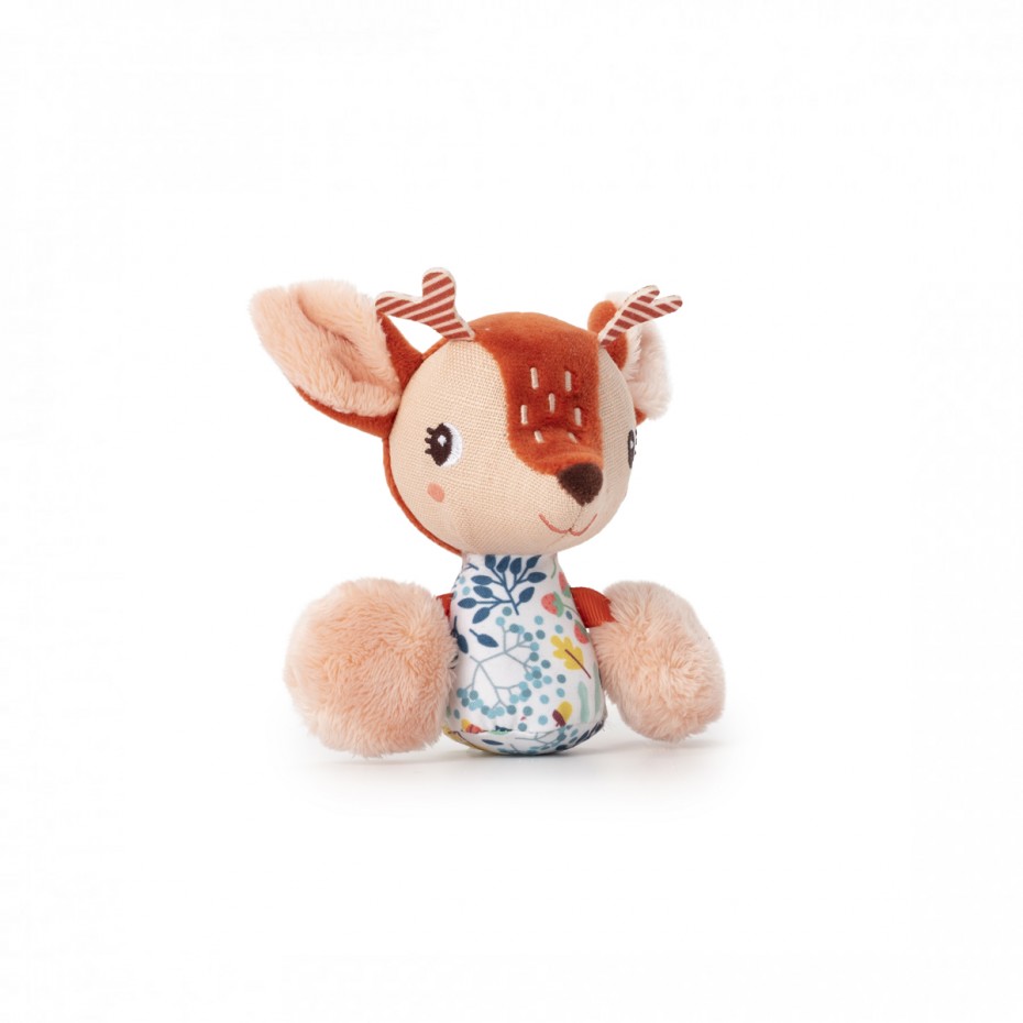 Lilliputiens | Rammelaar Stella Mini Rammelaar Textiel Oranje +0M