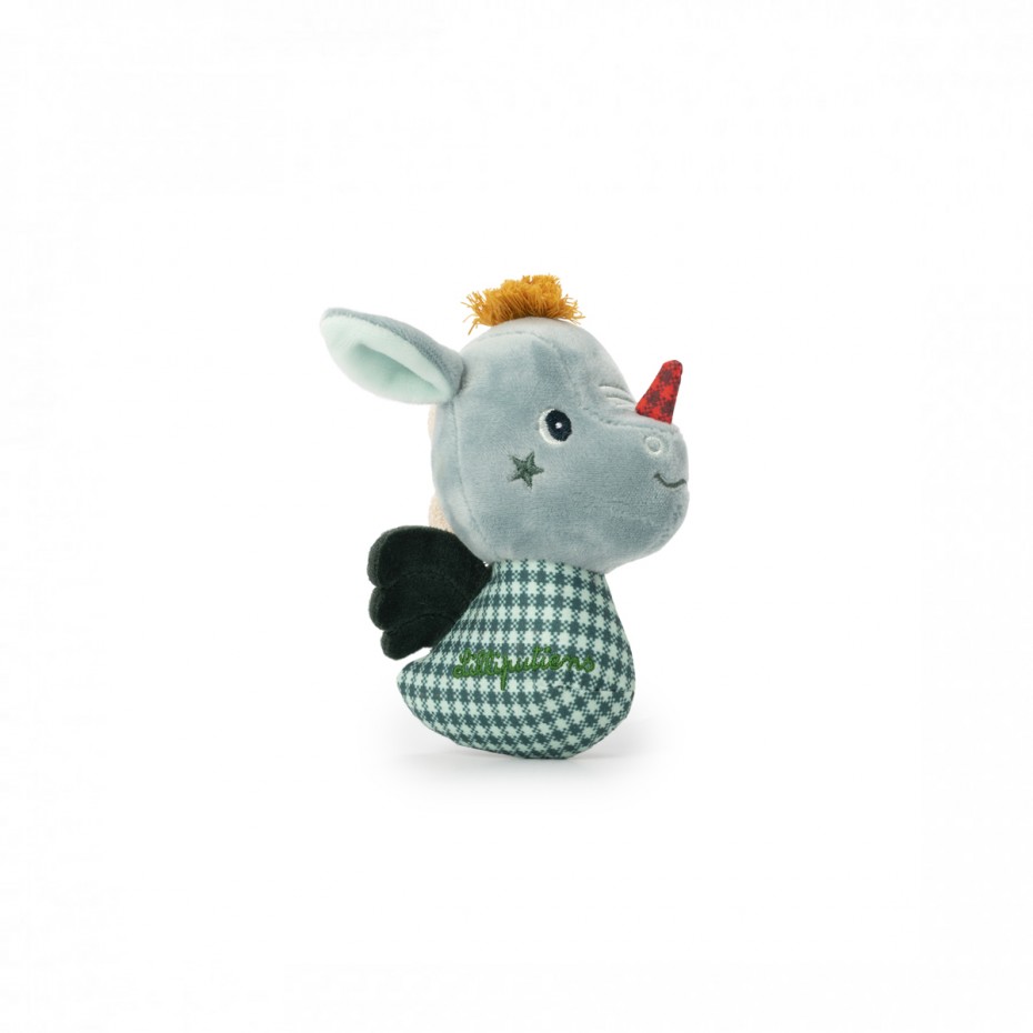 Lilliputiens | Rammelaar Joe Mini Rammelaar Textiel +0M Groen