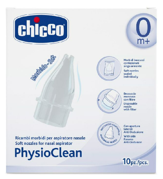 NEUSSTUK, Vervangkit vr neuspomp, vr Physioclean Soft & Easy, wegwerp- houdertjes met filter, 10 stuk(s), 2023