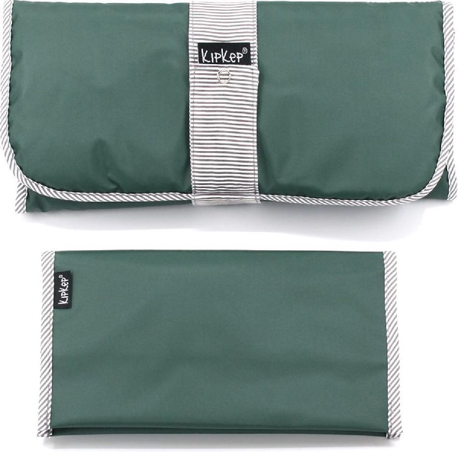 Kipkep | Luiermatje Napper Combi-Set Calming Green Verschoonmatje/Luieretui