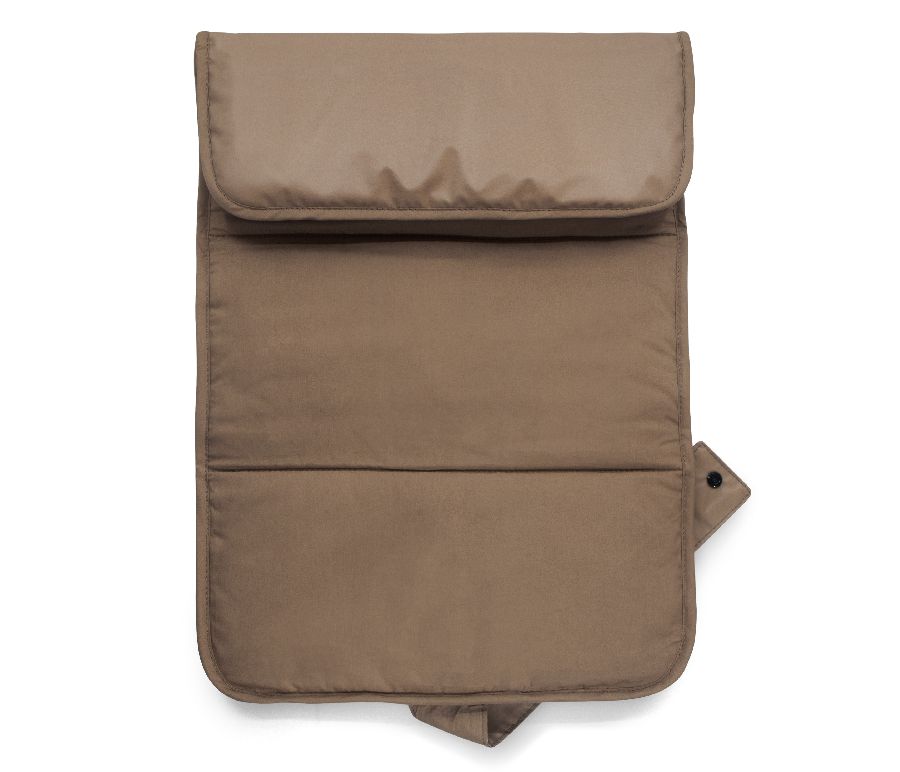 LUIERMATJE, Napper Verschoonmatje, COF coffee, bruin, uni, herbruikbaar, 2024