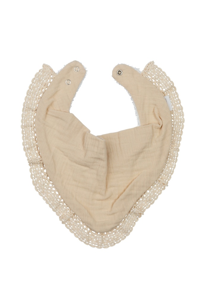 Pericles | Spuugdoekje/Bandana Boho Sand Tetra Ecru