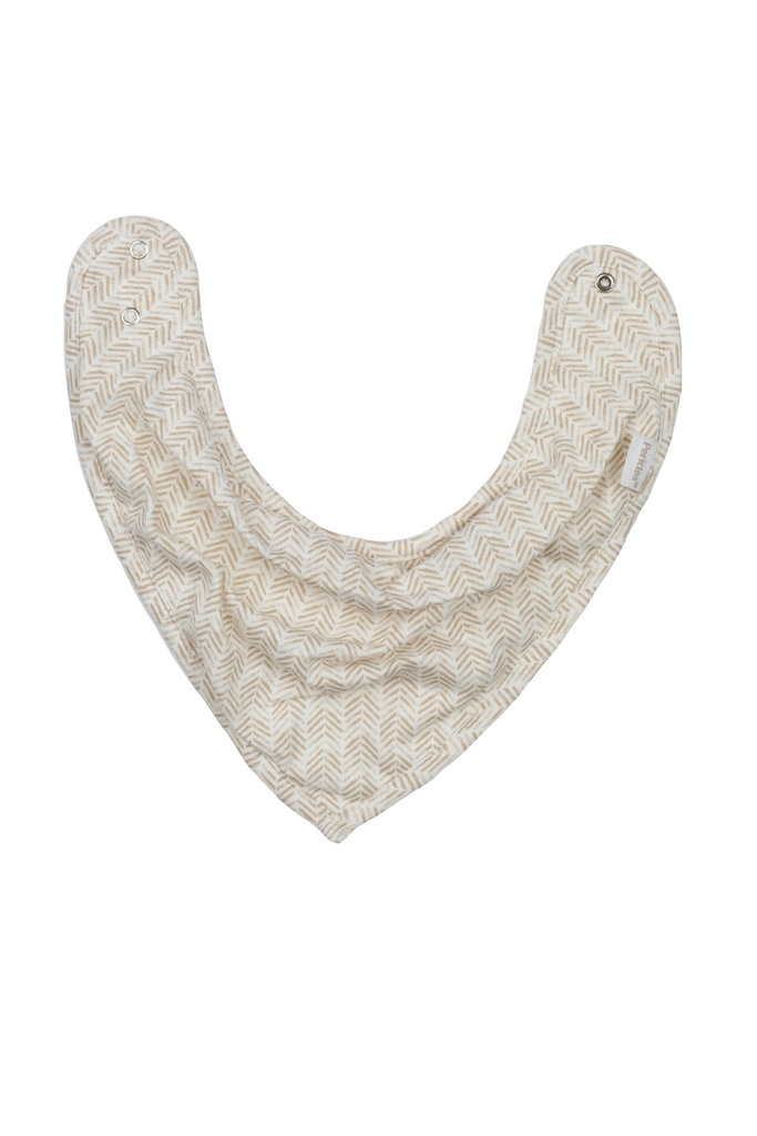 Pericles | Spuugdoekje Bandana Jersey Boho Taupe