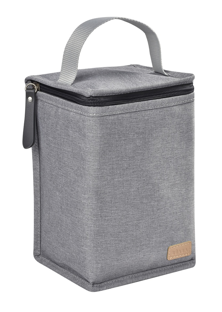 KOELTAS, heather grey, Isothermische Maaltijdtas, 22 cm, grijs, 2.8 l