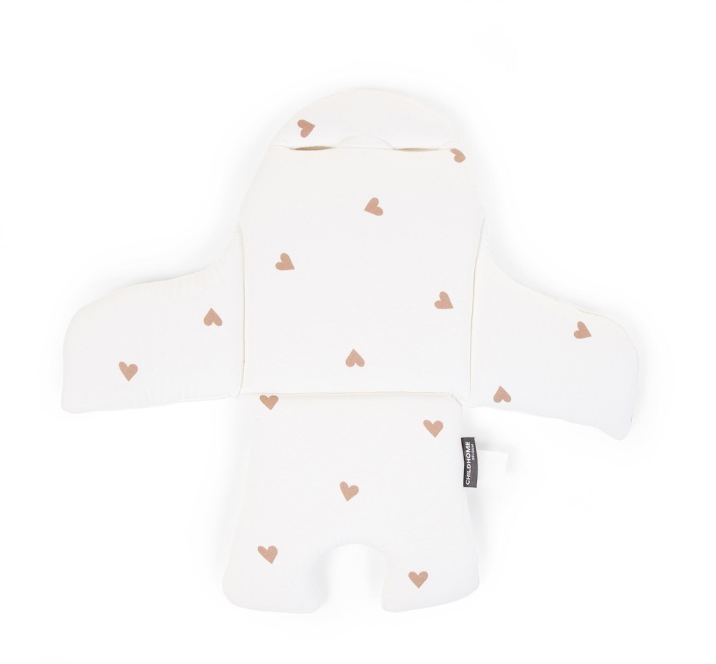 Childhome | Stoelkussen Evolu Jersey Hearts   