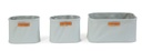 Childhome | Verzorgingsmand Hangmandjes Grijs 3-pack