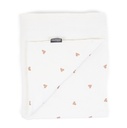 Childhome | Donsovertrek 100x140, hearts, all over hartjes motief - uni, jersey/tetra, +sloop, vr babybed