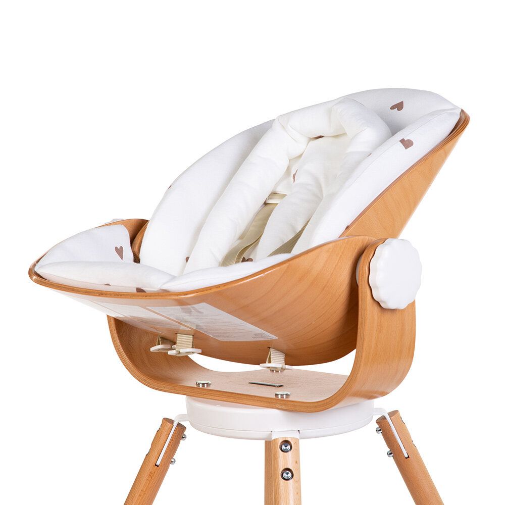 Childhome | Stoelkussen Evolu Newborn Comfortkussen Jersey Hearts  