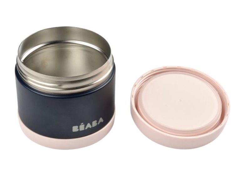 Beaba | Thermosfles Food Jar RVS Light Pink/Night Blue 500ml 