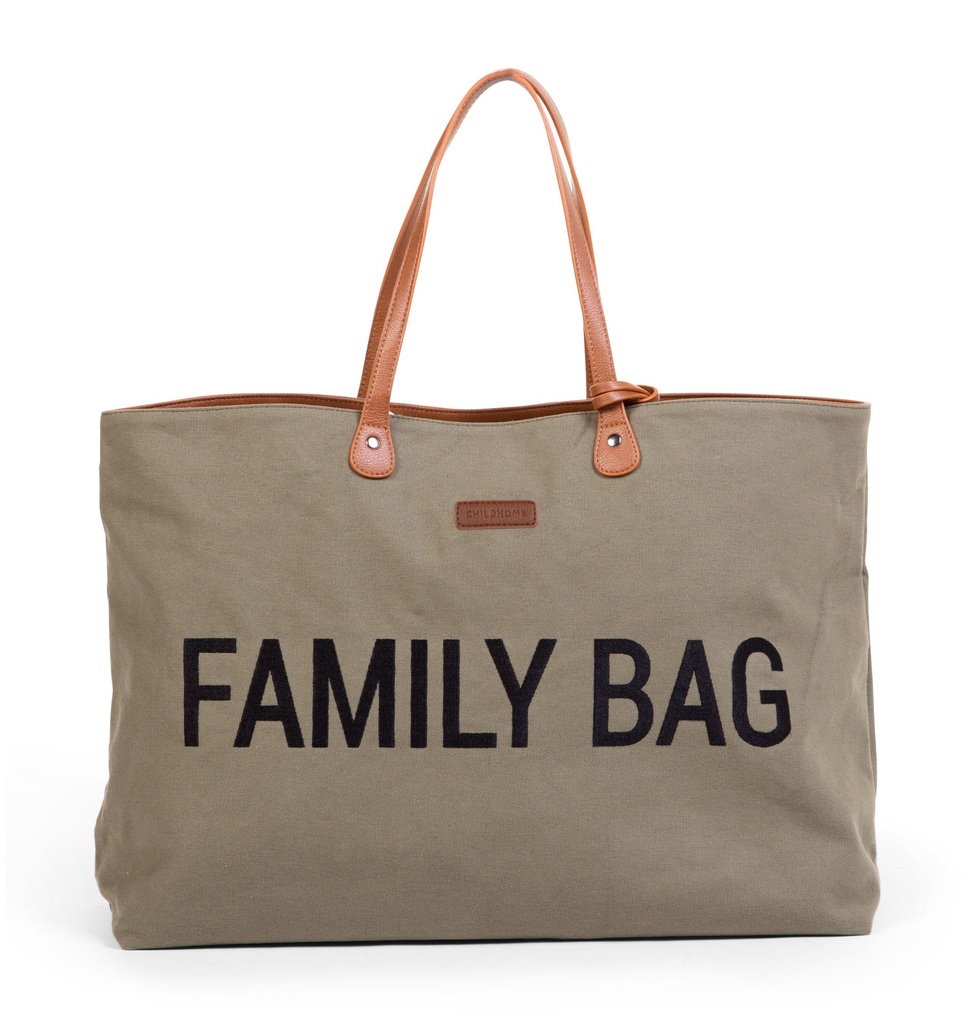 VERZORGINGSTAS, Family Bag Canvas, kaki, groen/bruin, uni/print Family Bag, reistas, canvas, 2021